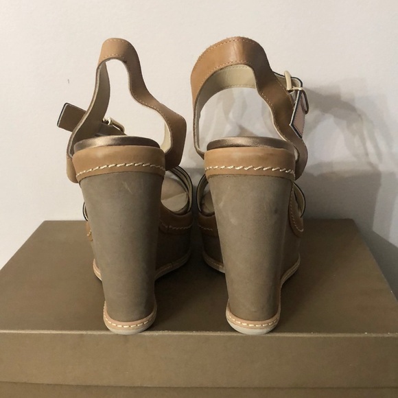 🌺🌺 DOMENICO VACCA platform sandals size 38 - Picture 4 of 7